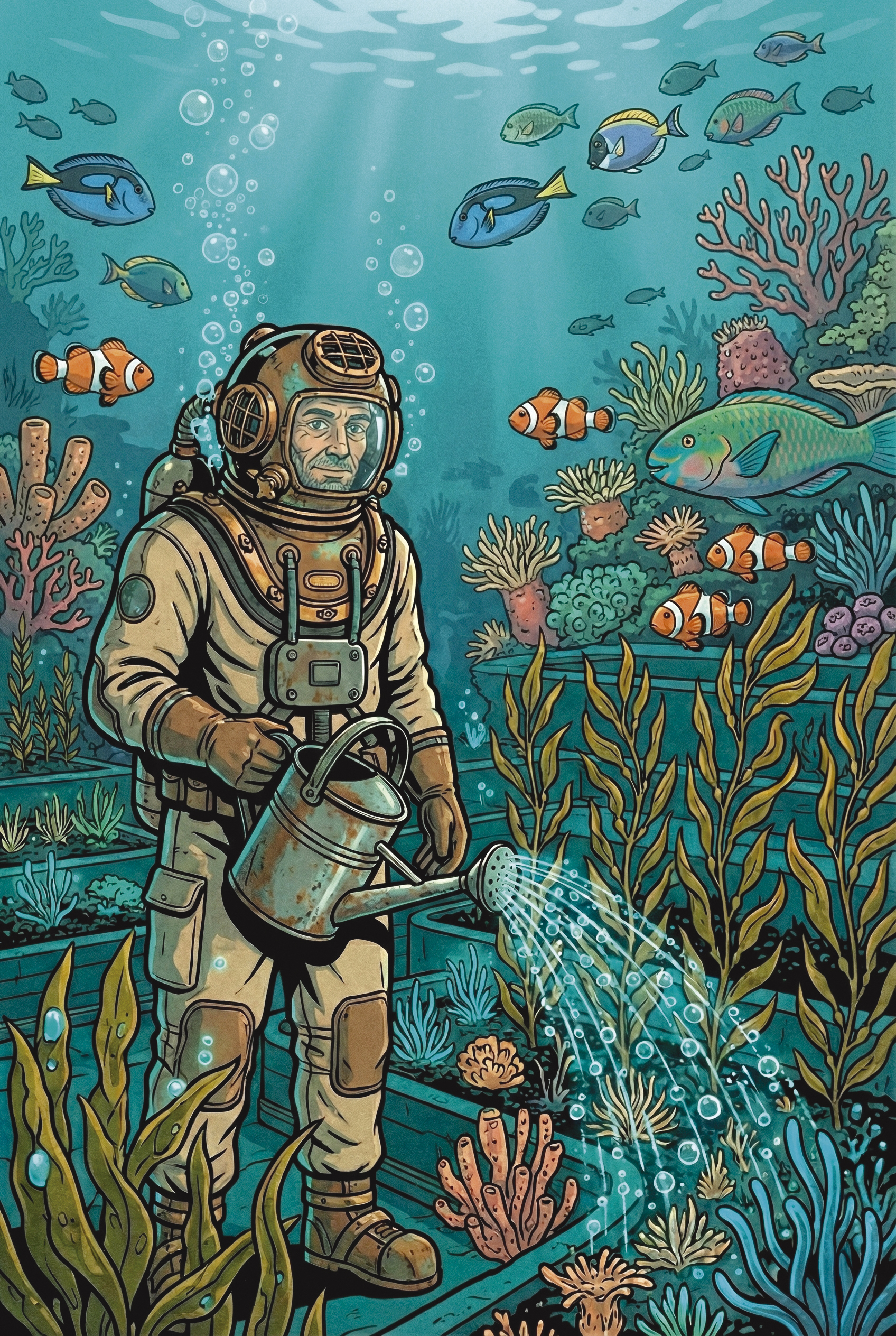 Detalhe Deep Sea Gardener