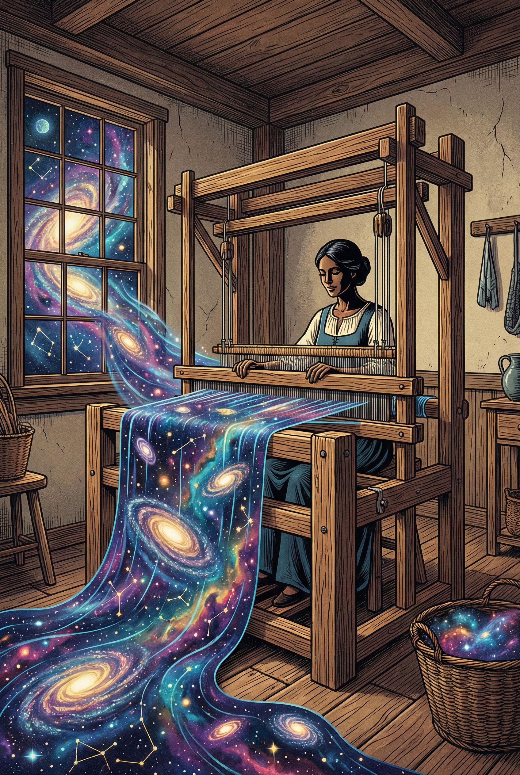 Detalhe Weaver of the Universe